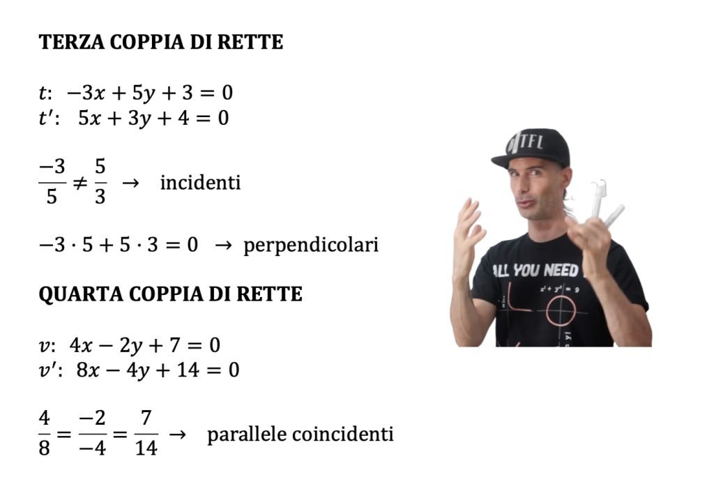 rette parallele e perpendicolari