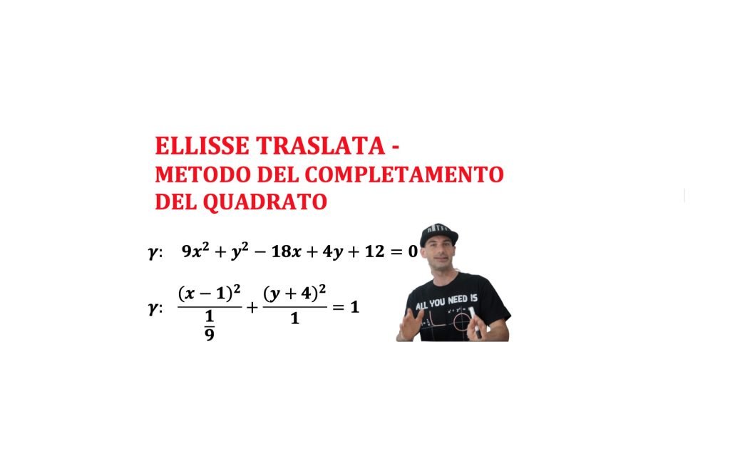 metodo del completamento del quadrato ellisse