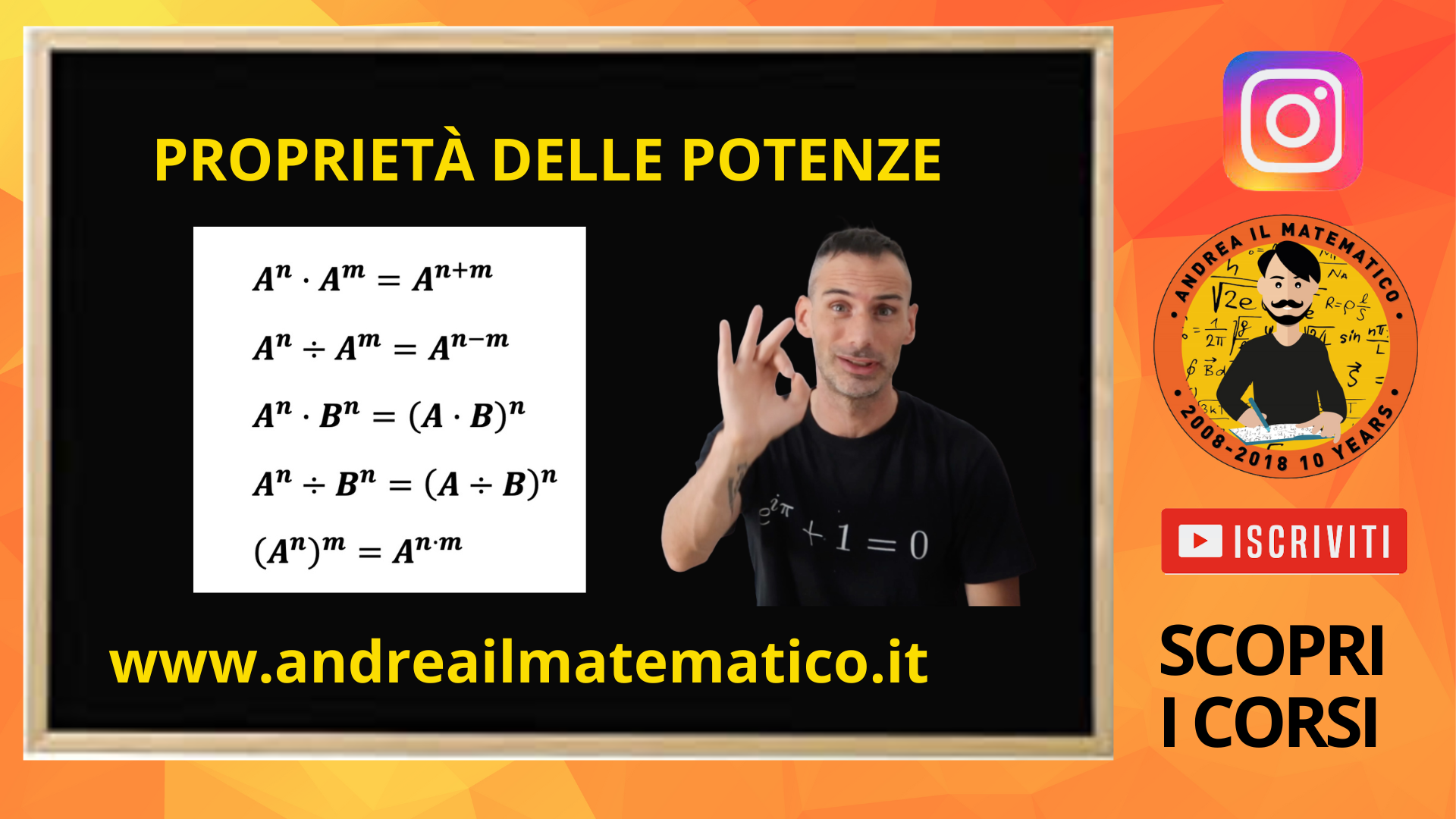 PROPRIETÀ DELLE POTENZE - Andrea il Matematico