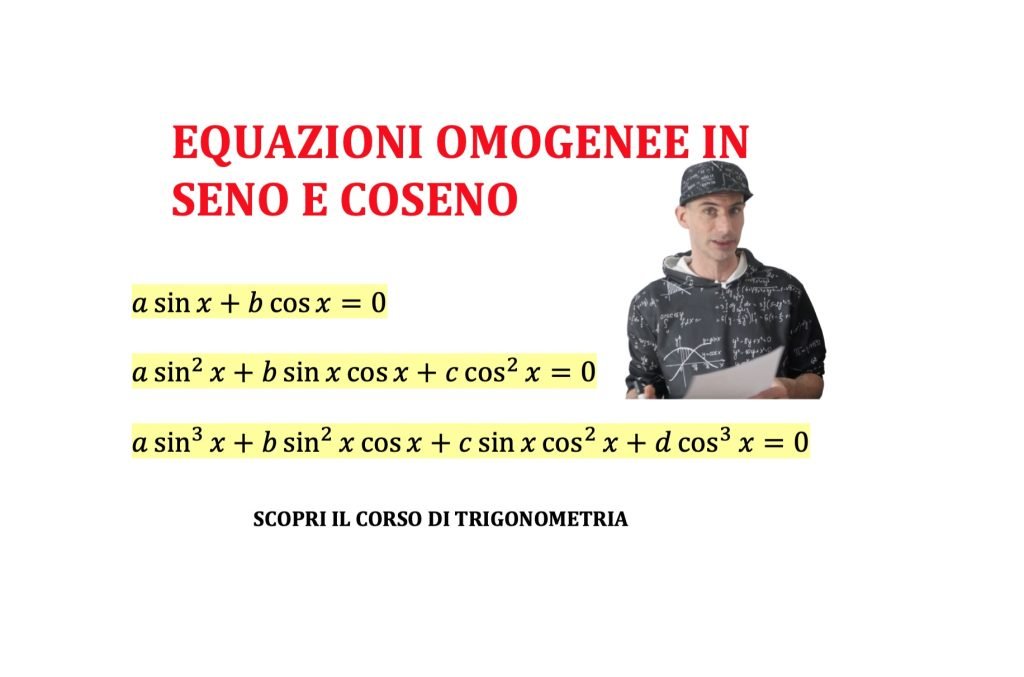 equazioni omogenee in seno e coseno