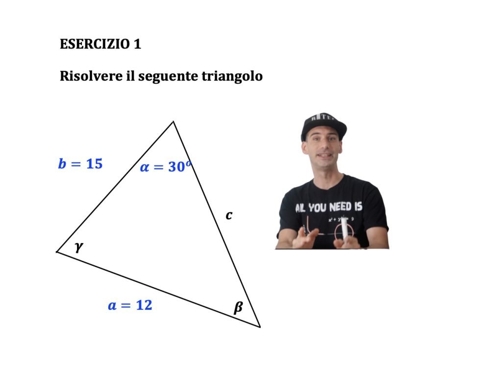 teorema dei seni, goniometria