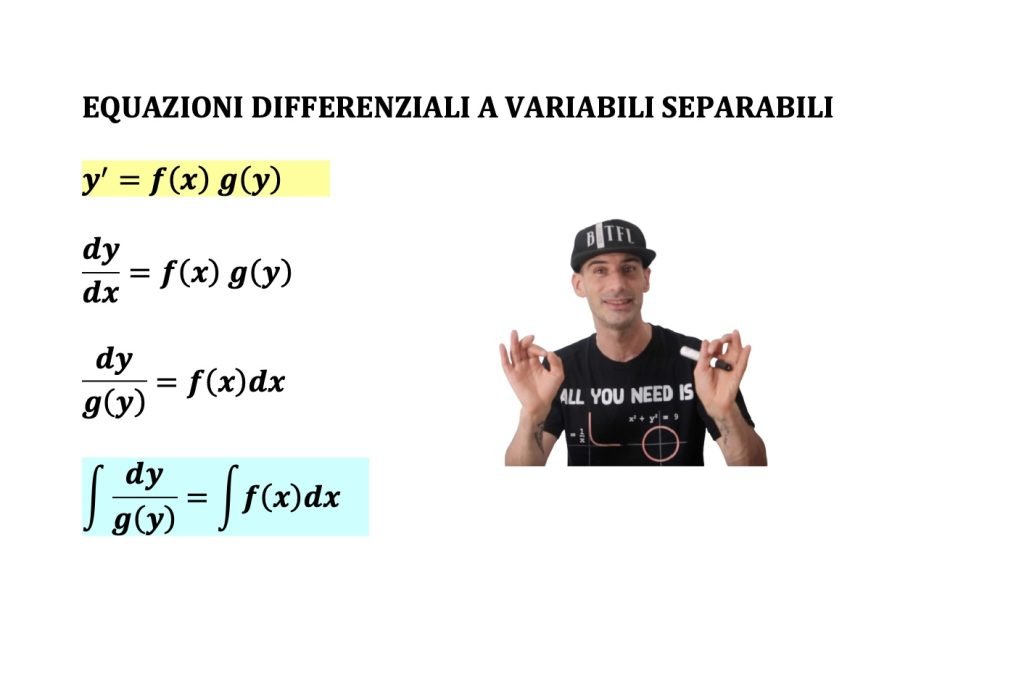 equazioni differenziali a variabili separabili