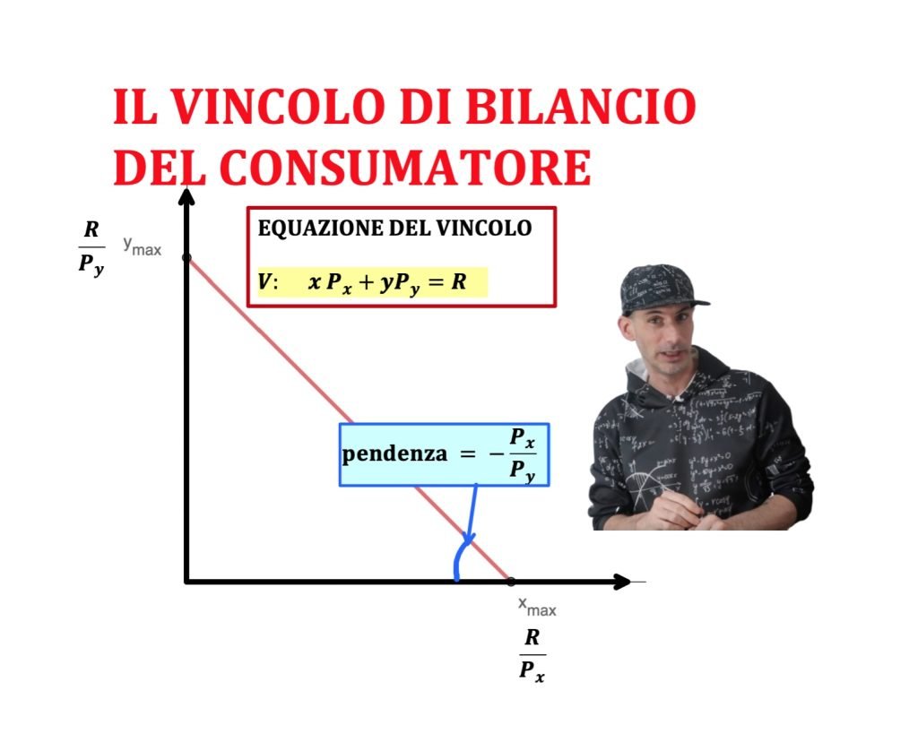 vincolo di bilancio, teoria del consumatore, microeconomia