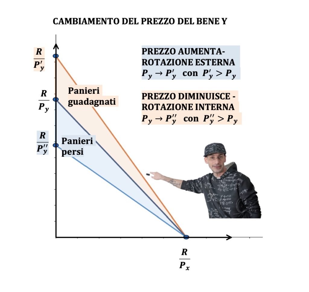 vincolo di bilancio, teoria del consumatore, microeconomia, panieri di consumo