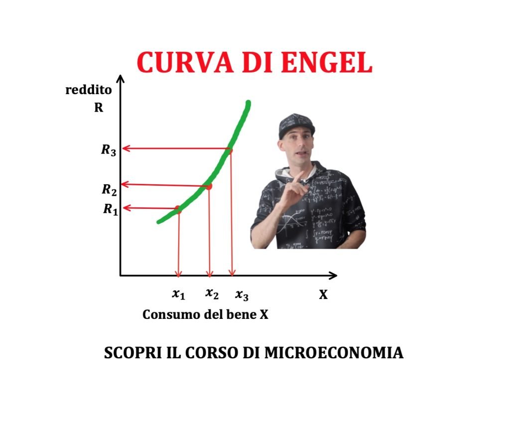 curva di Engel, reddito e consumo, teoria del consumatore