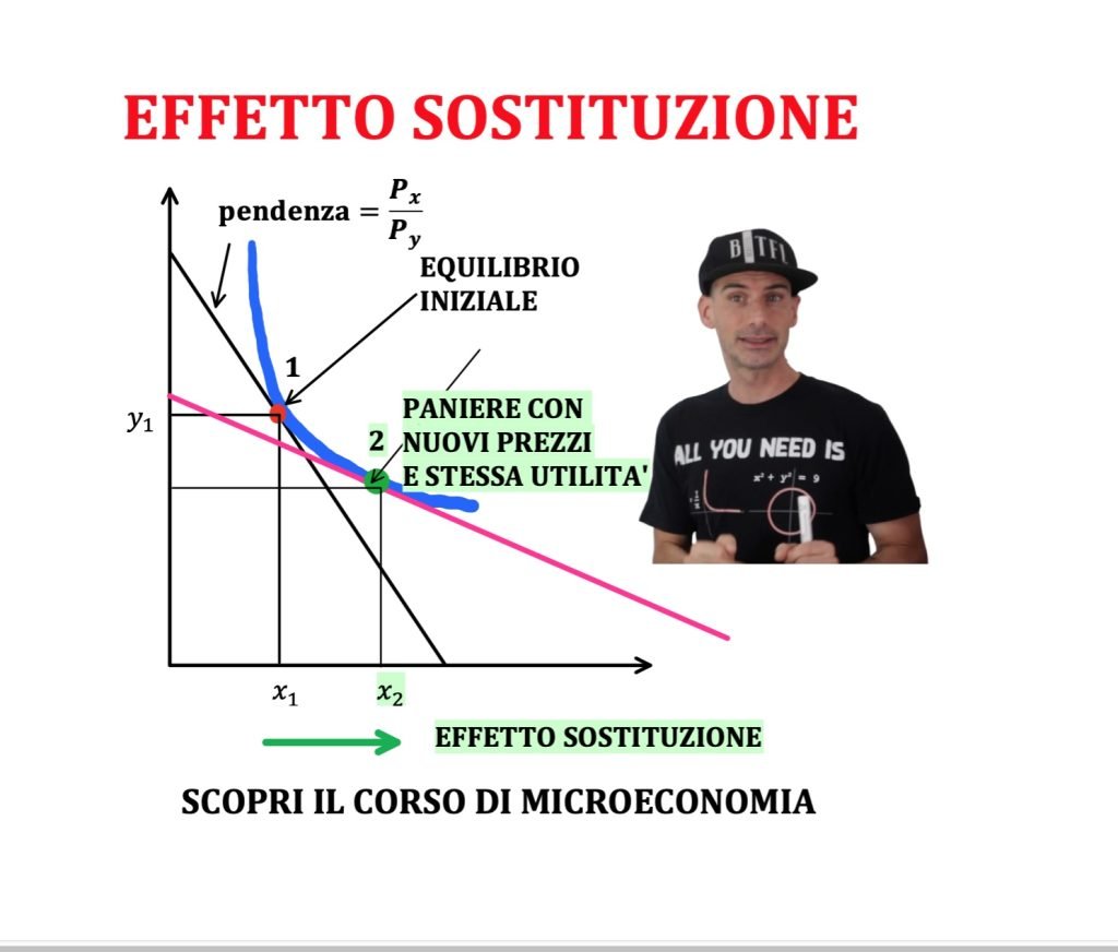 effetto sostituzione, teoria del consumatore, microeconomia