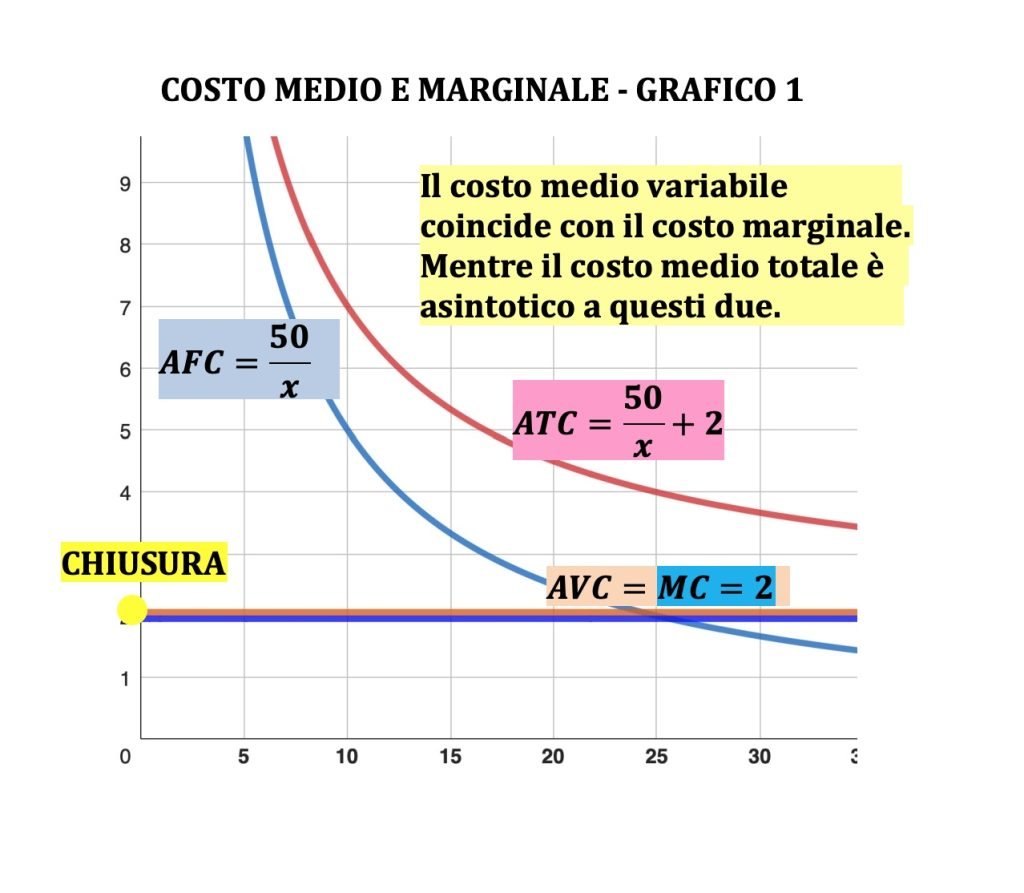 costo medio e costo marginale