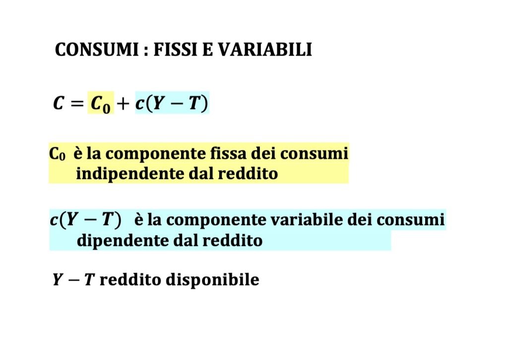 propensione marginale al consumo 