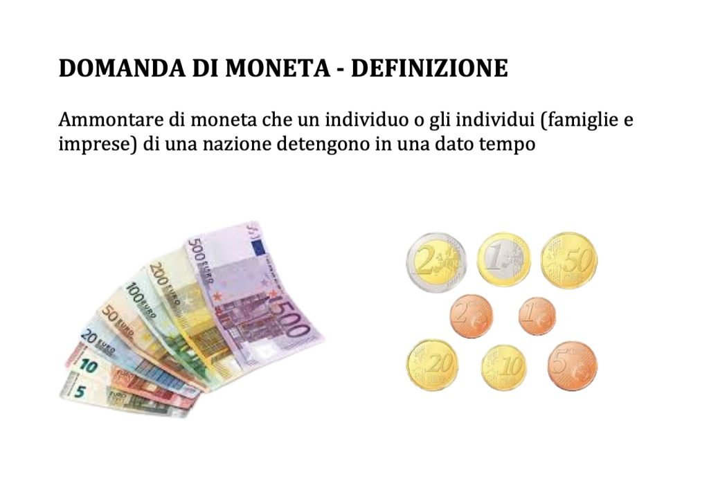 domanda di moneta, reddito e tasso di interesse, teoria keynesiana