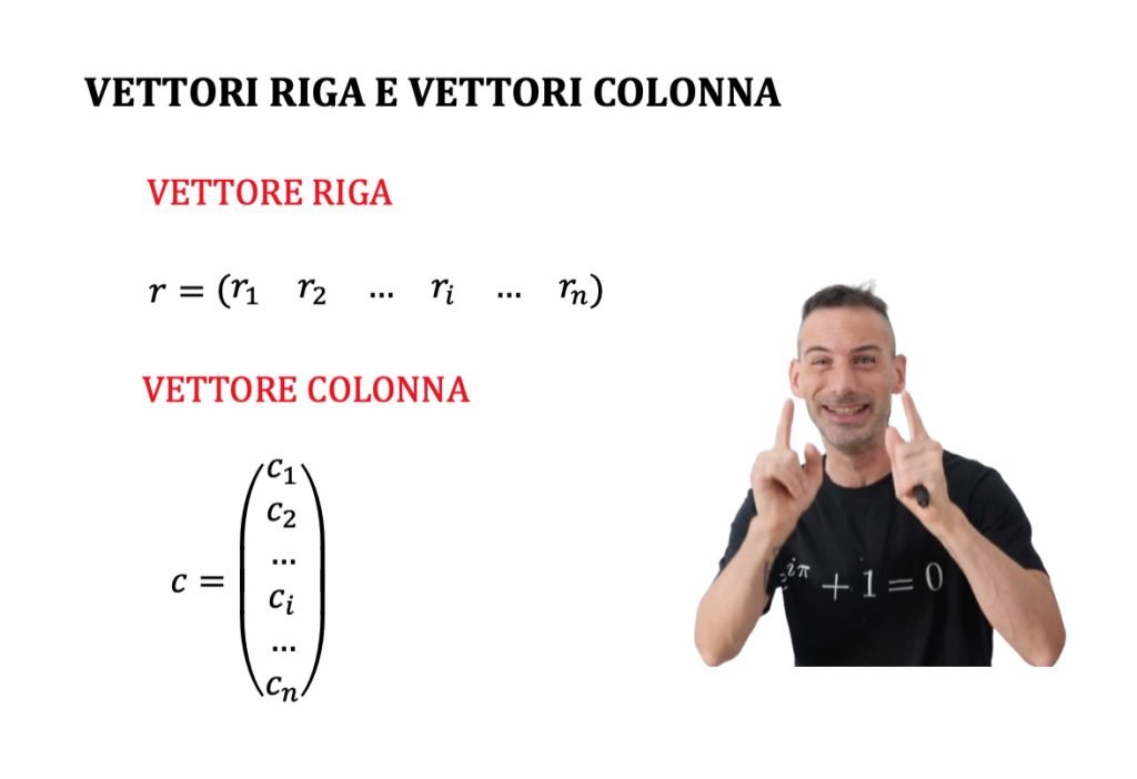 vettori definizione