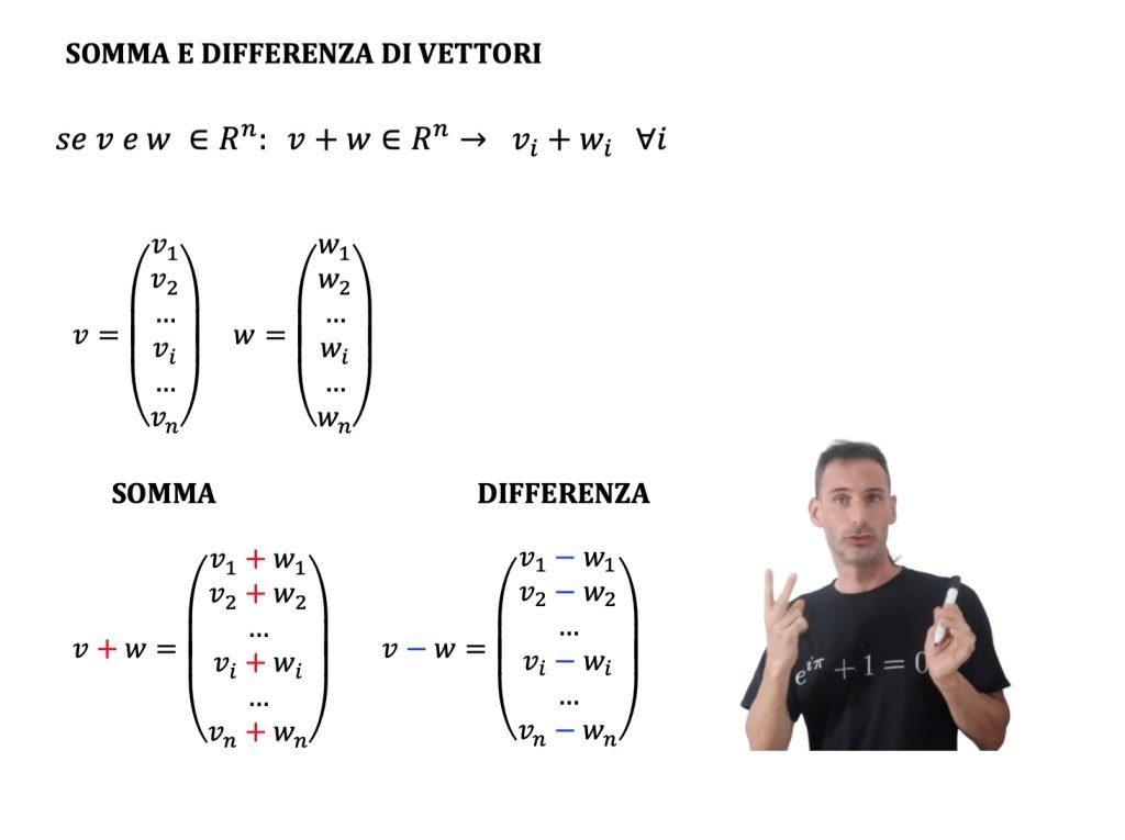 vettori definizione