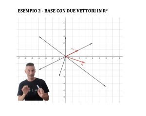 BASE DI UNO SPAZIO VETTORIALE - Andrea il Matematico