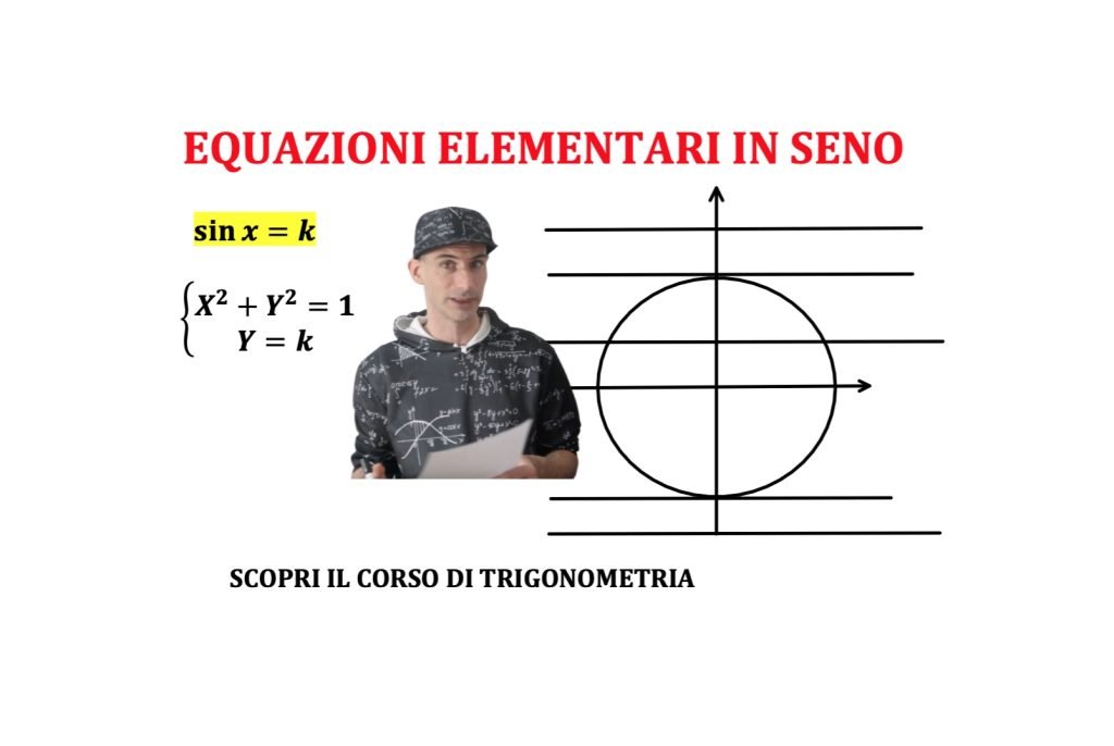 equazioni elementari in seno. senx=k
sin(f(x))=k, sin(f(x))=sin(g(x))