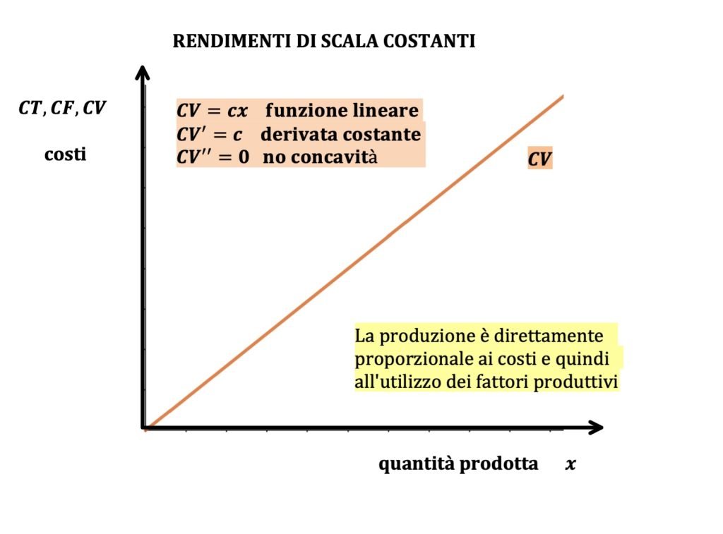 costo totale, fisso e variabile, teoria dell'impresa, microeconomia